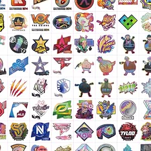 Amazon.com: csgo Stickers Holographic (LGB Esports 4PCS) : Toys & Games