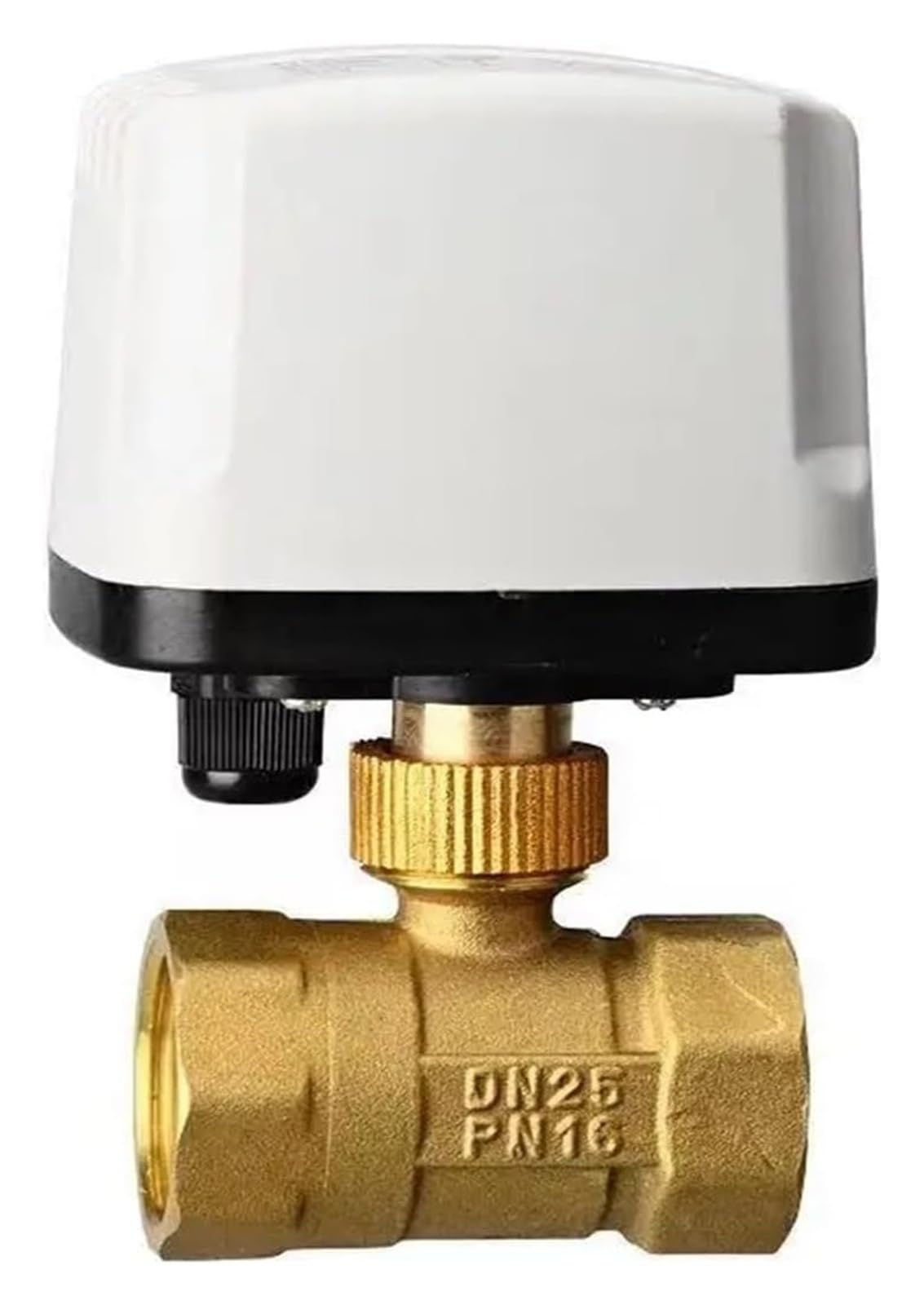 Valvola a sfera motorizzata impermeabile IP65 da 1/2" 3/4" 1" 2" in ottone, motore elettrico in metallo a coppia elevata(Dn25,12VDC-CR04)