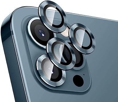Bzontech iPhone 15 Pro / 15 Pro Max ile Uyumlu Mercek Lens Kamera Koruyucu MAV  Titanyum