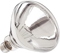 Vista 1 de Satco S4885 - Lámpara de calor inastillable de base media, 120 V, 250 W, R40, transparente