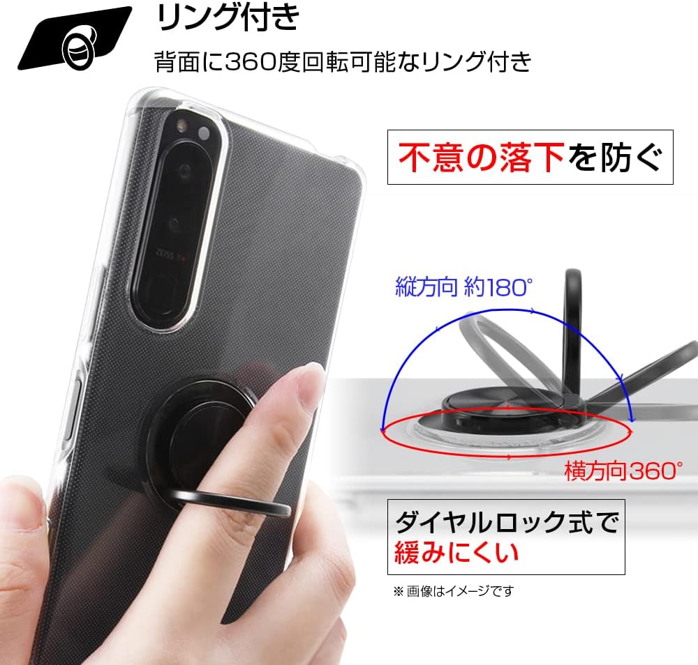 Layout Xperia 5 III TPU Soft with Ring / Red