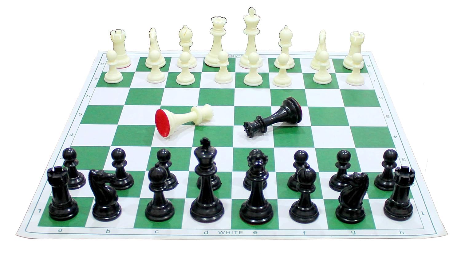 TheCriff Foldable Tournament Chess Set with Solid Plastic Pieces, Strapped Box for Easy Carry Professional (B0DCSSNJVH) Amazon Price History, Amazon Price Tracker