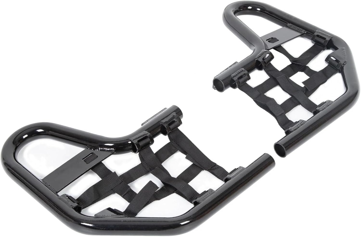 Black Aluminum Nerf Bars w/Black Nets Fits 2001-2024 250EX/250X, Pair Set Off-Road Side Protection Bars, Replacement for Honda OEM