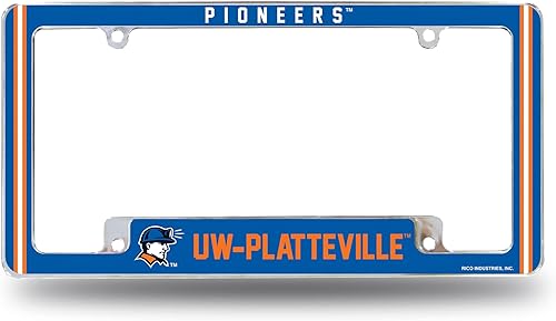 Miniatura 153 de Rico Industries NCAA Classic 12" x 6" Chrome All Over Automotive License Plate Frame for Car/Truck/SUV