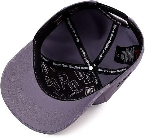 Gray Baseball Cap with Eagle Logo