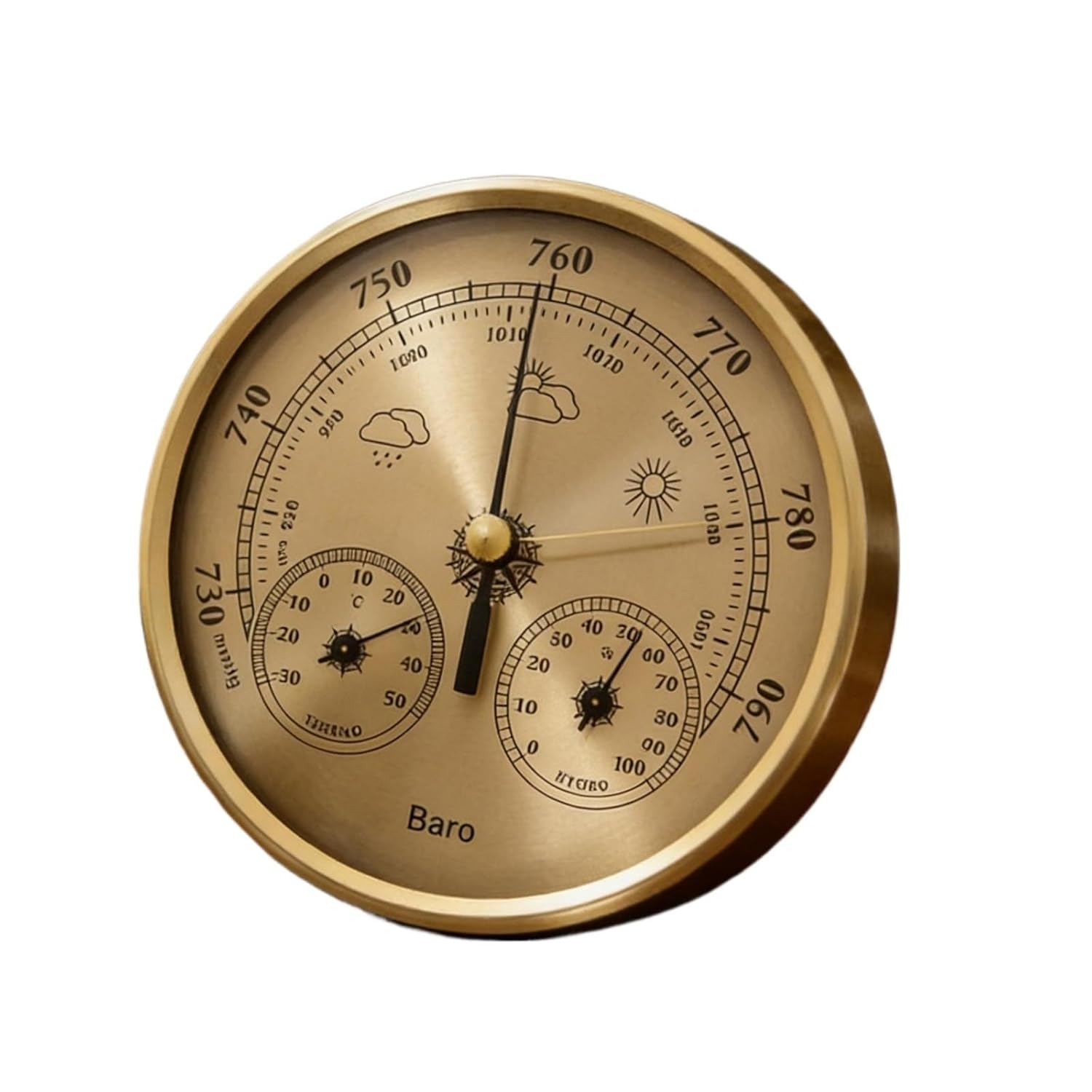 Fishing Barometer Digital Temperature Sensor Accurate Weather Monitoring Gauge for Boat Fishing Camping Marine