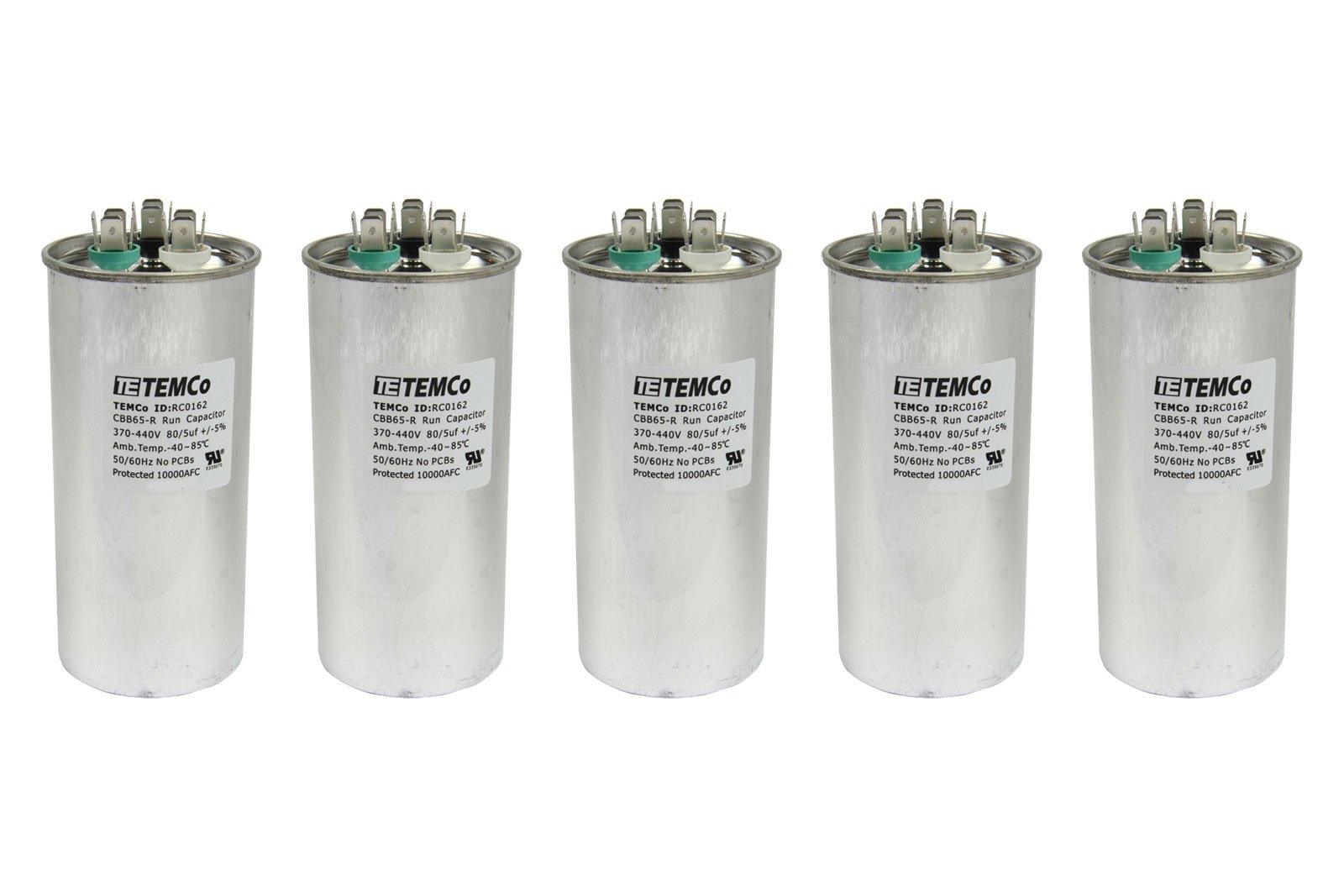 Condensatore Doppia Corsa 45+5 UF 370/440 VAC EverGrow Per Aria Condizionata, Tondo