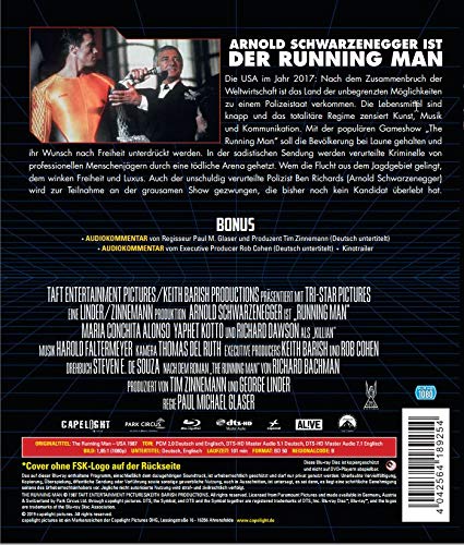 Running Man (Blu-Ray): Deutsch, Englisch, Deutsch (Audiokommentare) image 4