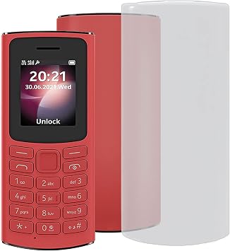 for Nokia 105 4G [1.80"] Case, Soft Silicone Bumper Shell Transparent Flexible Rubber Phone Protective Cases TPU Cover for Nokia 105 4G-Clear