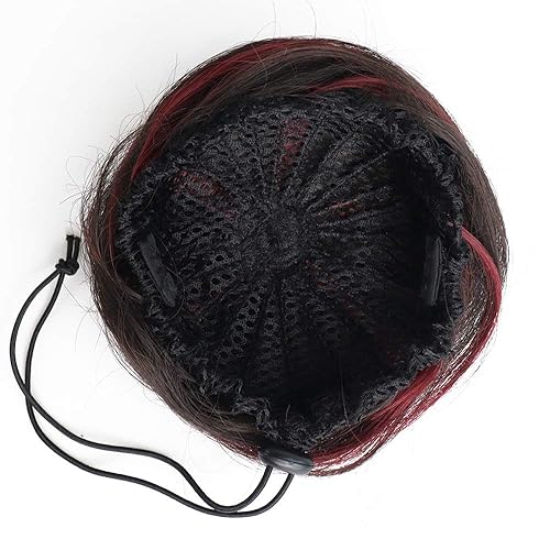 Miniatura 4 de HSPCYGG 2 extensiones de moño falso para cabello con 4 pulgadas de diámetro, peluca de dona de 4 pulgadas de diámetro, para mujeres y Grils,