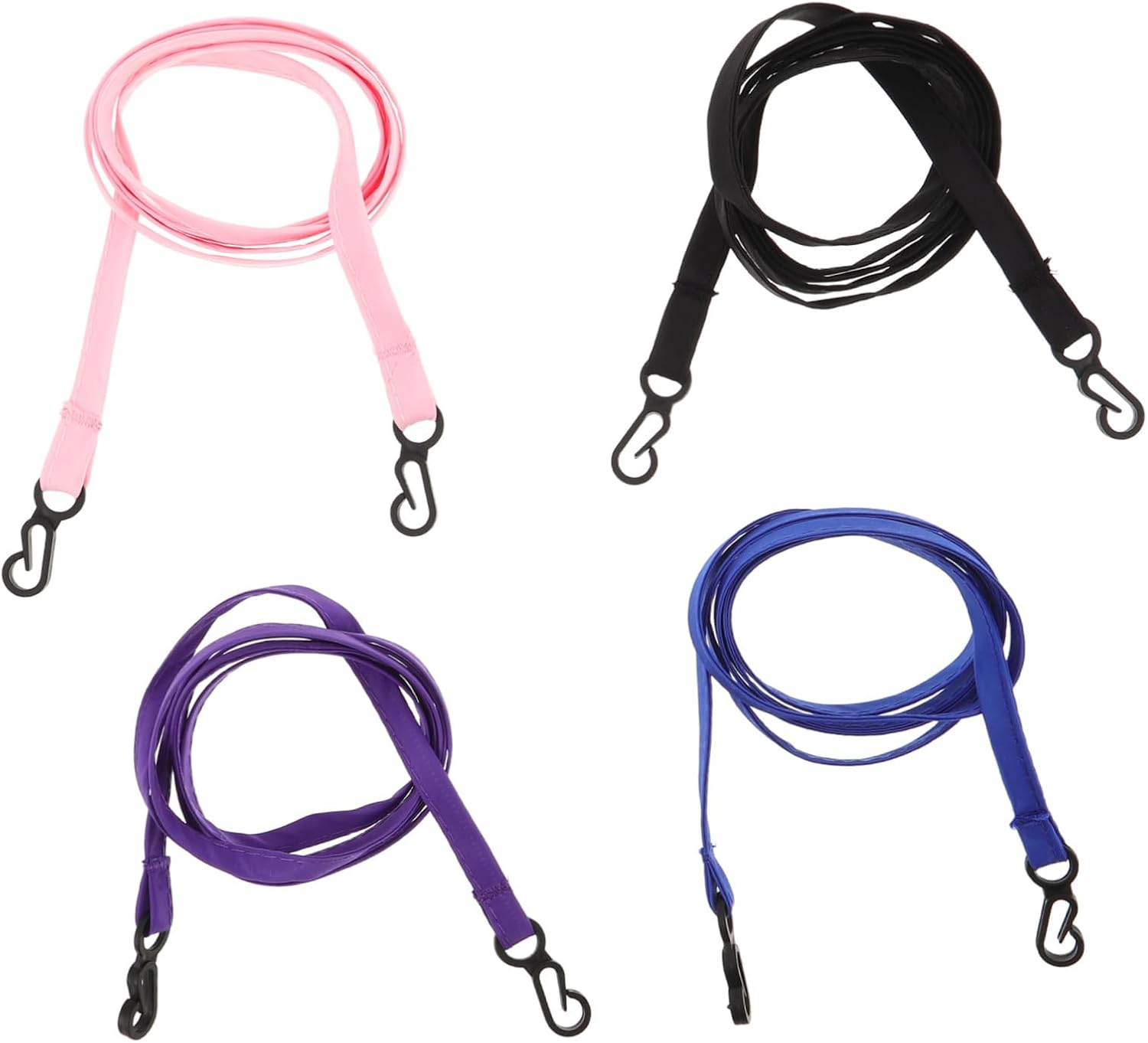 4pcs Anti-Lost Glove Lanyard Straps, Nylon Mitten Clips, Versatile Use for Skiing and Everyday Activities, Stylish and Sturdy Gloves Holder