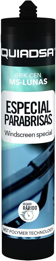 Quiadsa BRIK-CEN MS-LUNAS Adhesivo Sellador para Lunas y Cristales, 290ml