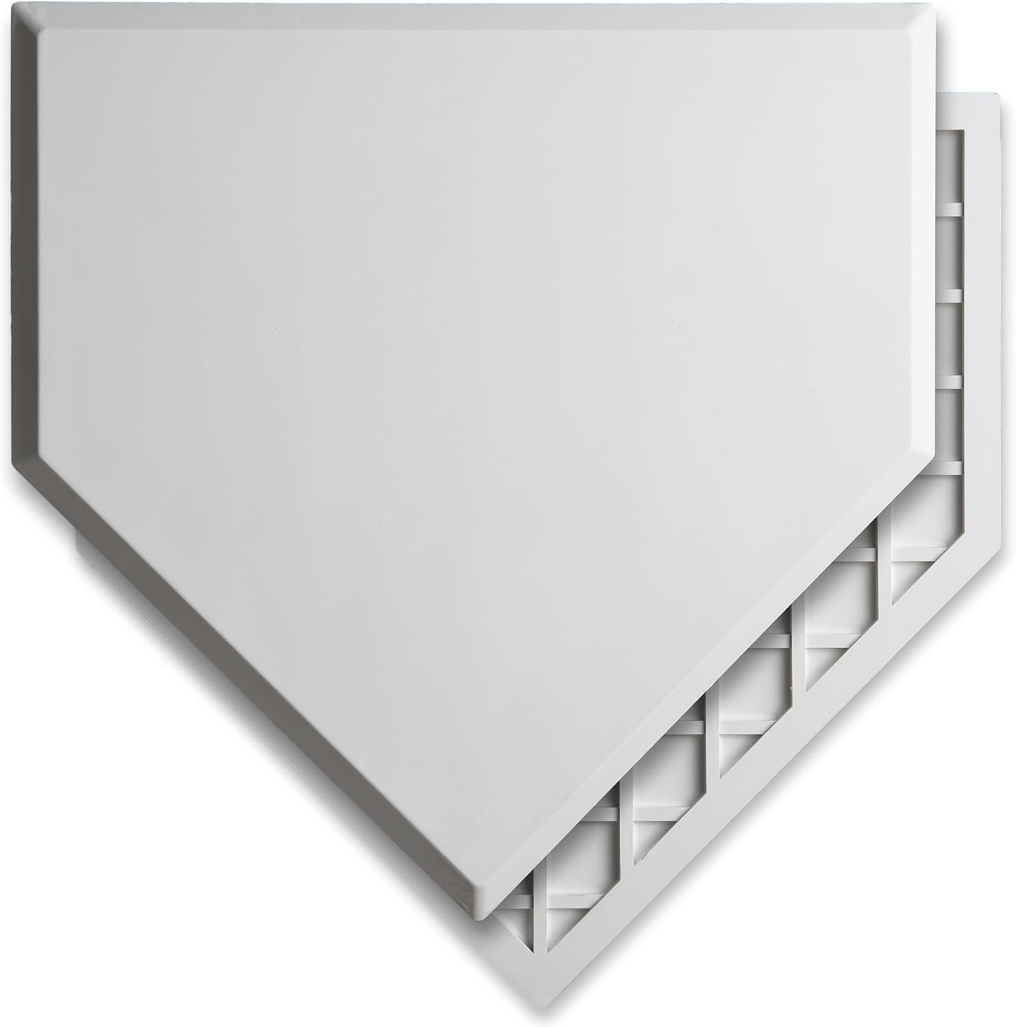 GoSports Baseball & Softball Home Plate - Heavy-Duty Rubber Throw Down Base with Waffle Bottom