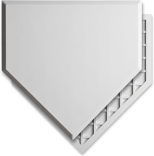 GoSports Baseball & Softball Home Plate - Heavy-Duty Rubber Throw Down Base with Waffle Bottom