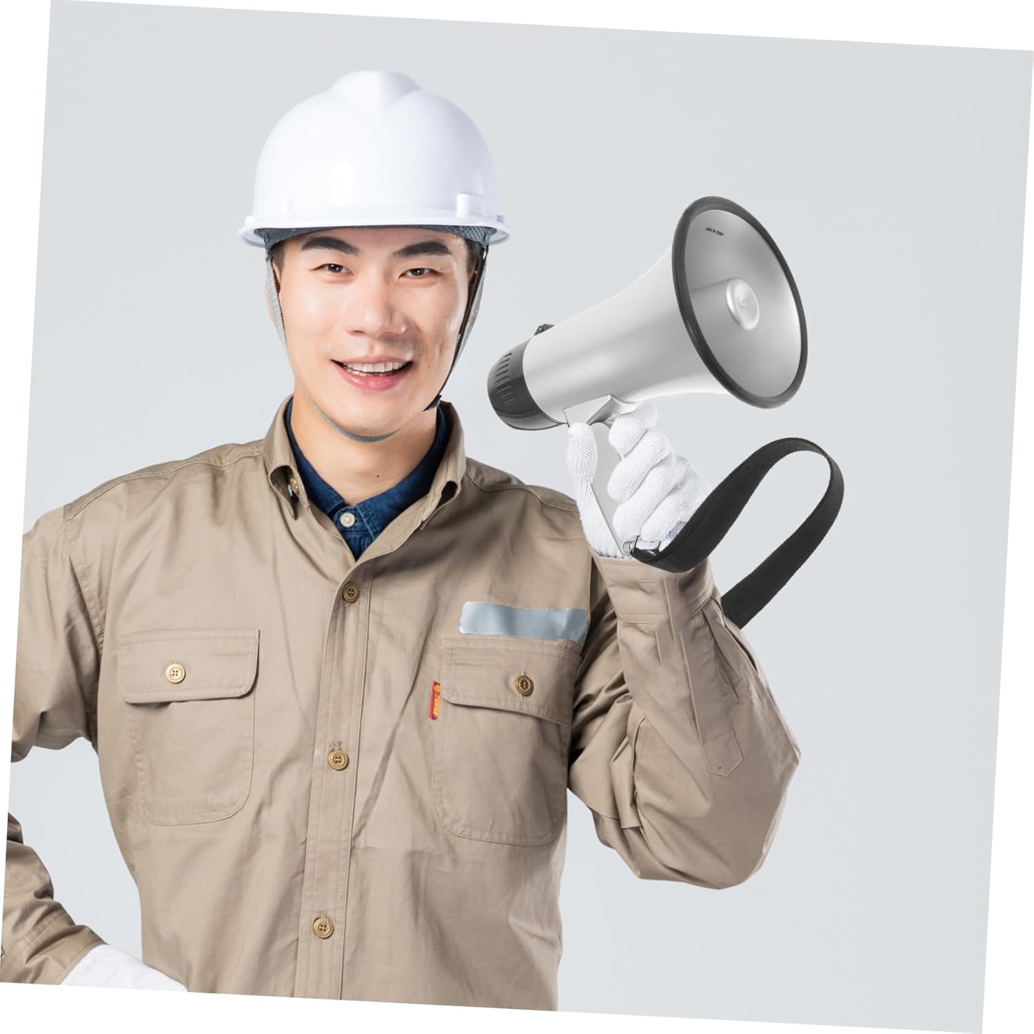 Portable Handheld Megaphone Bullhorn Second Recording Lightweight and Energy-efficient Voice Amplifier for Cheerleading Teaching Outdoor Events and Crowd Control