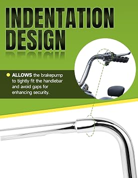 Green-L 1 1/4 Ape Hanger 14 Rise Handlebars Fit for Harley Sportster XL883 XL1200 Softail FLST FXST Custom Motorcycle 1.25 Handle Bar