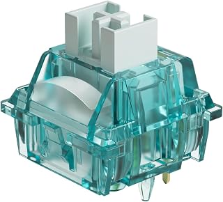 【日本正规商品】Akko(アッコ) Creamy Cyan 开关 按压力50gf 咔哒 5针 45个装
