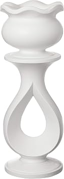 Uniquewise 39-Inch Modern Open-Frame Pedestal Planter Tall Indoor Plant Stand for Living Rooms & Entryways Decorative Accent for Home Decor Office Interiors Garden Spaces or Balcony Corner Displays