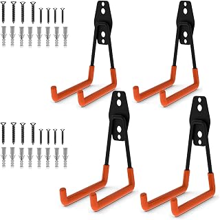 doepeBAE 4 PCS Garage Wall Hooks Heavy Duty,Large U Garage Hooks,Warehouse Storage Hooks,Sundries Storage Hooksfor Warehouse Garage Balcony Garden