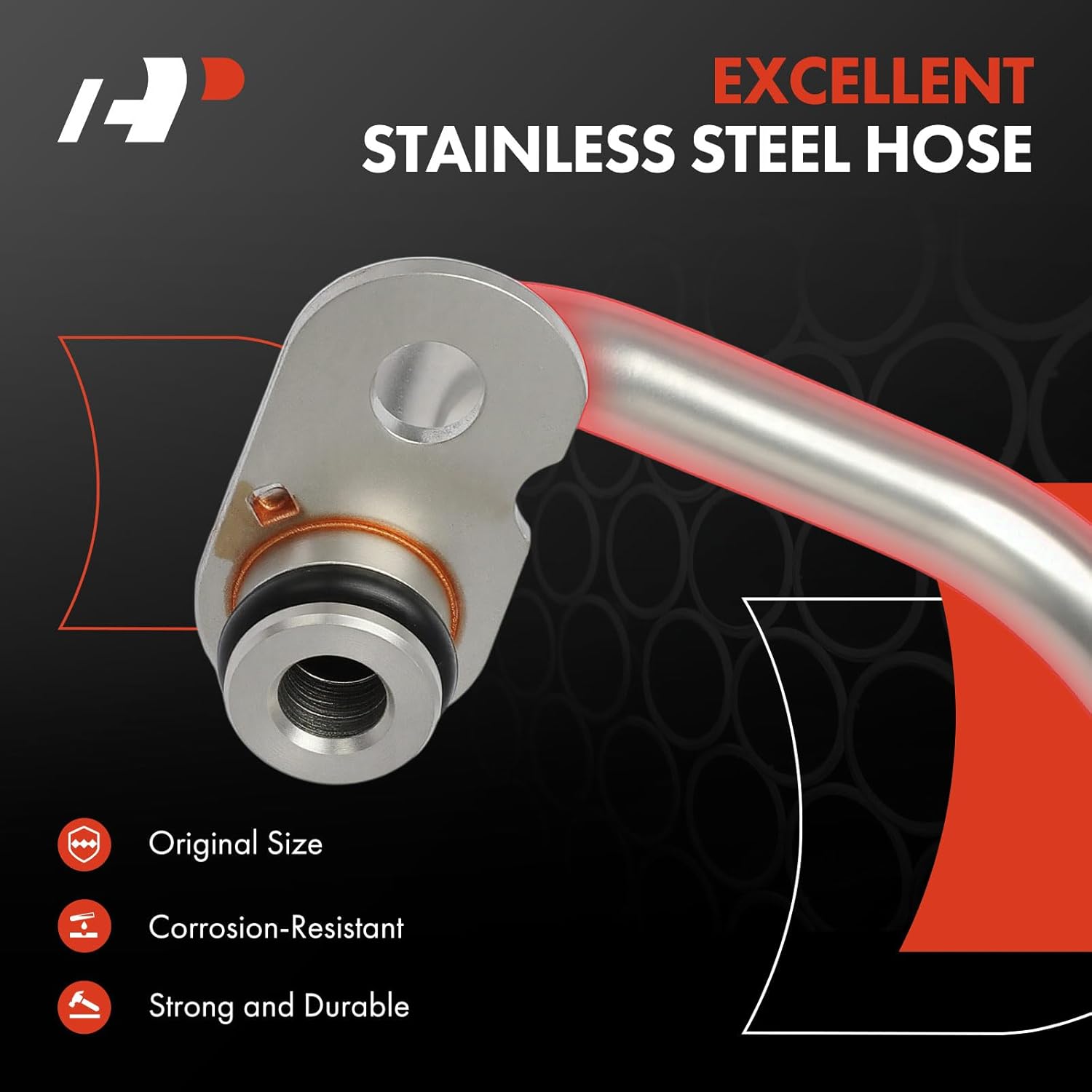 A-Premium Turbocharger Oil Line Compatible with Ford Fusion 2017-2019, Edge 2015-2024 & Lincoln MKZ 2017-2020, MKX 2016-2018, Nautilus 2019-2023, Continental 2017-2020, Left