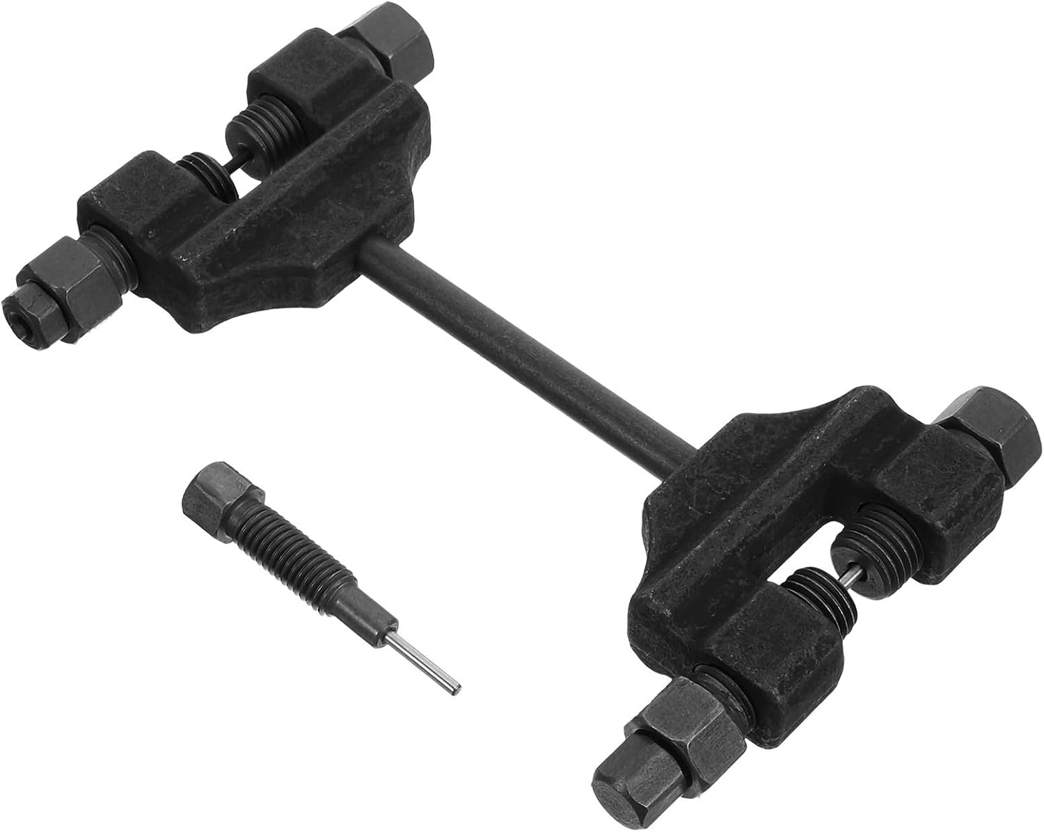 Motorcycle for Bicycle Kit Chain with Breaker Tool Steel Construction Removal and Installation Includes Spare Pin for Mountain Bike