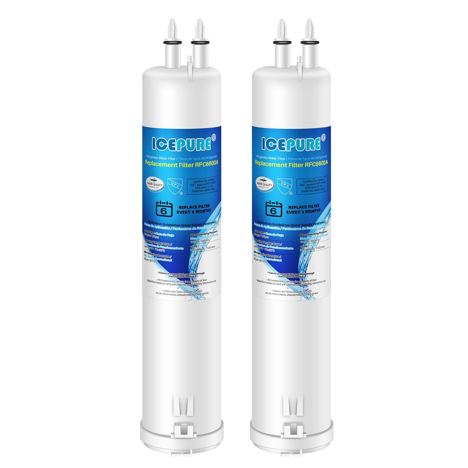 Amazon.com: ICEPURE RFC6600A Refrigerator Water Filter Replacement