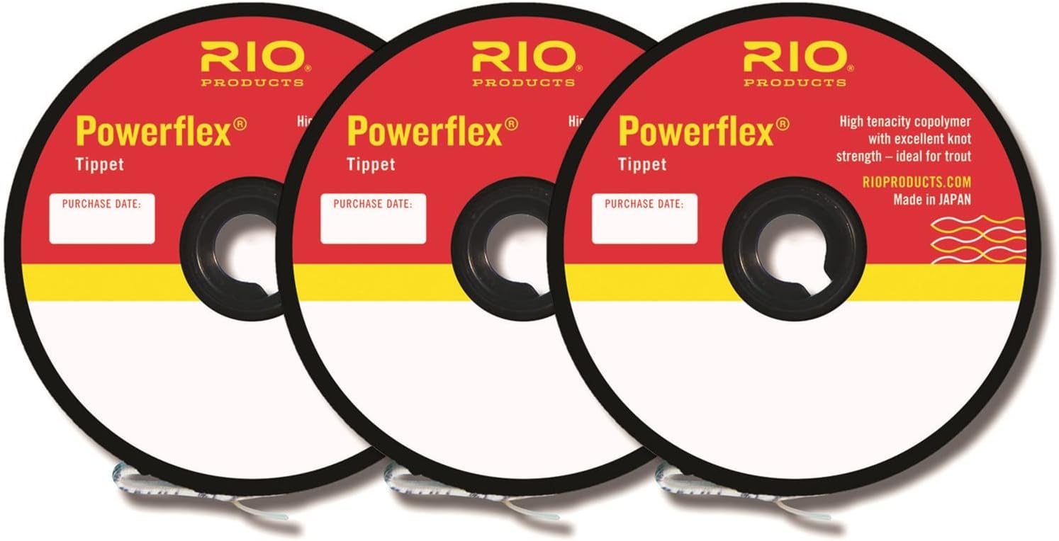 RIO Powerflex Tippet 3-Pack, 3X-5X Sizes, 30 yards per spool, photo 2 of 2