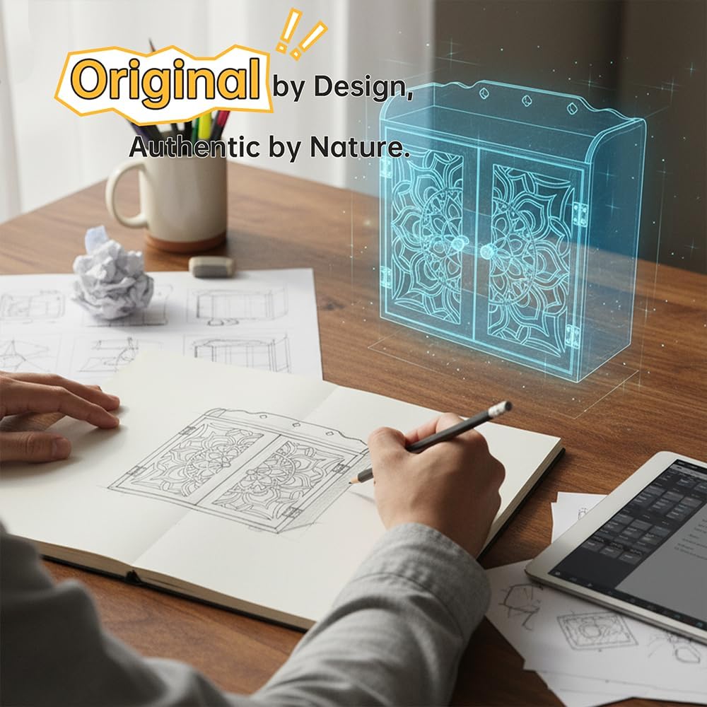 Crystal Display Shelf for Essential Oil and Nail Polish, Display Case for Crystal Rock Gem and Healing Stone, Wall Shelf for Trinket and Knick Knack, Gothic Witch Shelves