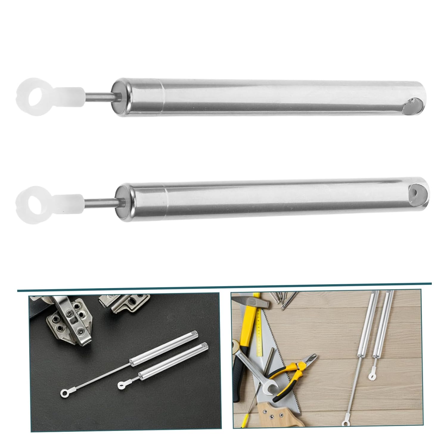 2pcs Metal Trash Can Damper Replacement Silent Dampers Support Rod for Noise Reduction Longevity
