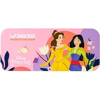 Lip Smacker Disney Adventure Colour Tin Children's Make-Up Set with Lip Gloss and Luminous Colourful Eyeshadow Includes Beauty Accessories