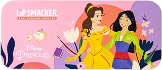 Lip Smacker Disney Adventure Color Tin, Kids' Makeup Set with GlossyLipGloss and BrightColorfulEyeshadows, IncludedBeautyAccessories