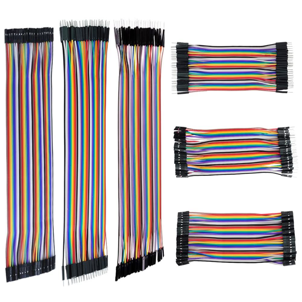 Stemedu 240pcs Multicolored Dupont Cable 20cm 10cm