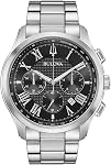 Bulova Les hommes Classic Wilton 3-Hand 21-Jewel Regarde, 60 Réserve de marche d'heure, Mains lumineuses, Ouverture ouverte, Marqueurs numériques romains 43mm