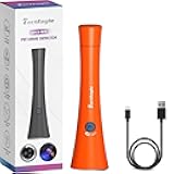 TactEagle UV Flashlight Black Light, 365nm Blacklight Pet Urine Detector, Rechargeable Blacklight Flashlight for Dog/Cat Urine Stains, Bed Bug, Resin Curing, Scorpions Finder, Orange