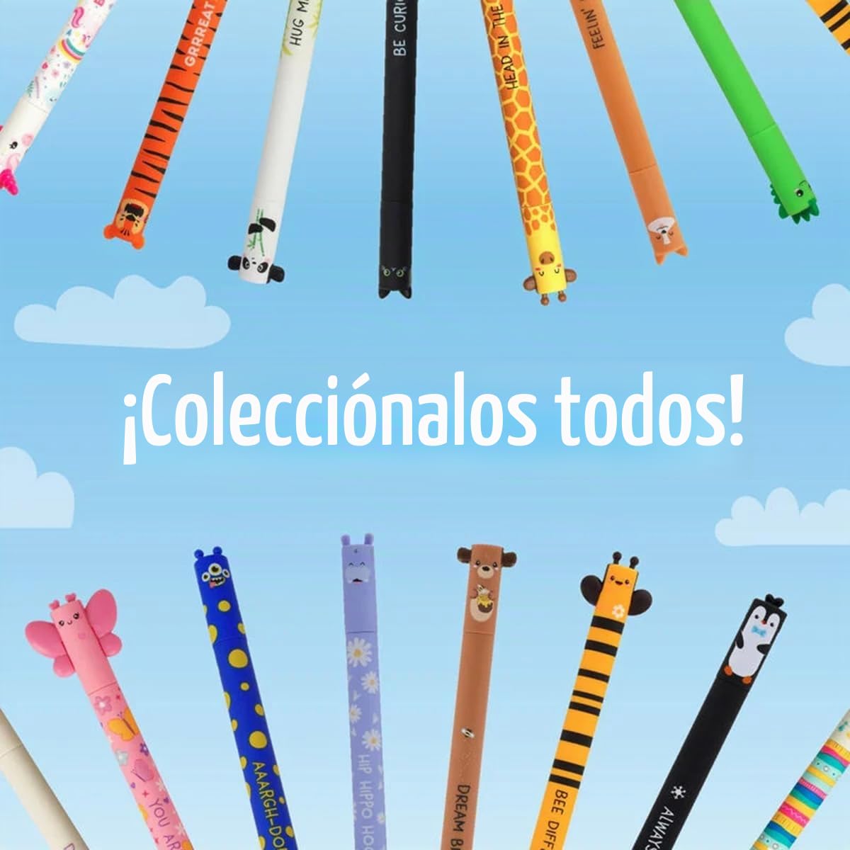 Juego de 15 bolígrafos de gel borrables, bolígrafos con tinta borrable, bolígrafos de gel borrables sin usar hojas, punta de 0,7 mm,