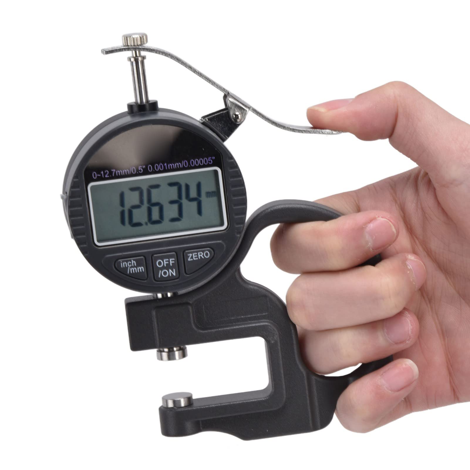 Garosa Digitaler Dickenmessgerät 0-12,7 Mm, 0,001 Mm Auflösung