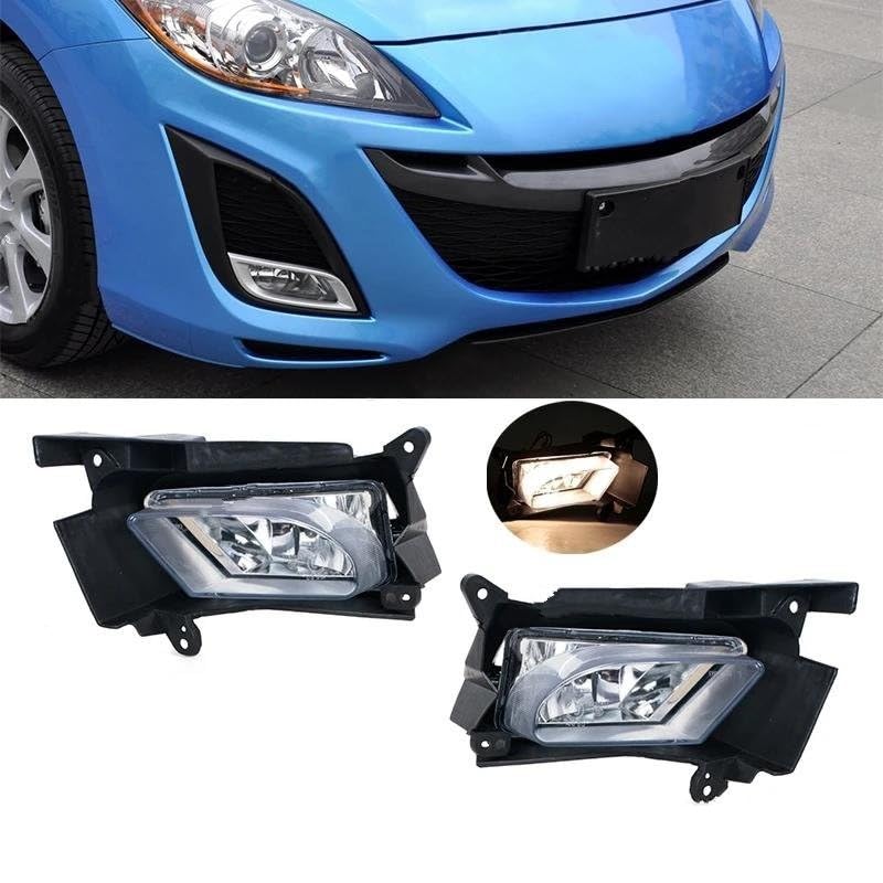 Feu antibrouillard pour Mazda 3 BL 2008-2013 optiques avant robustes et durables - 2