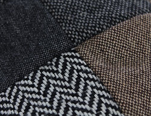 Patrick Francis Men's Ireland Multi Tweed Flat X Large Brown #TOP4