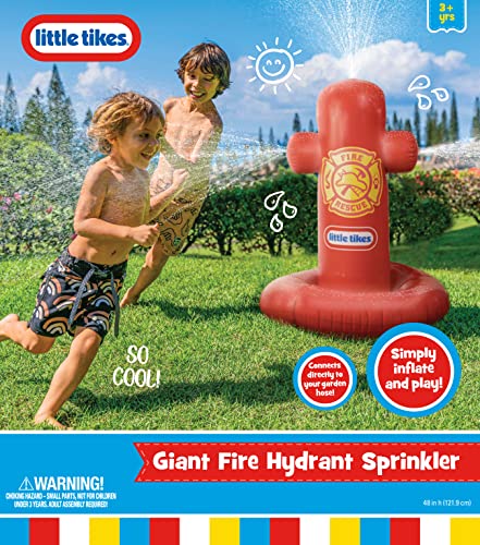 PoolCandy Little Tikes Giant Red Fire Hydrant Sprinkler for Kids & Adults - Thumbnail 4