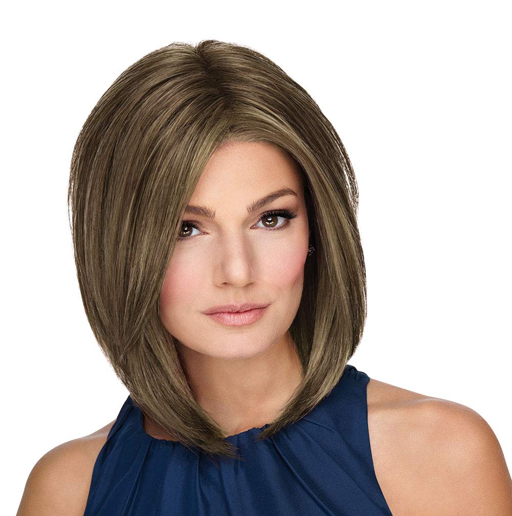 Raquel Welch On Point Shoulder Length Bob Wig by Hairuwear, Average Cap, RL32/31 Cinnabar