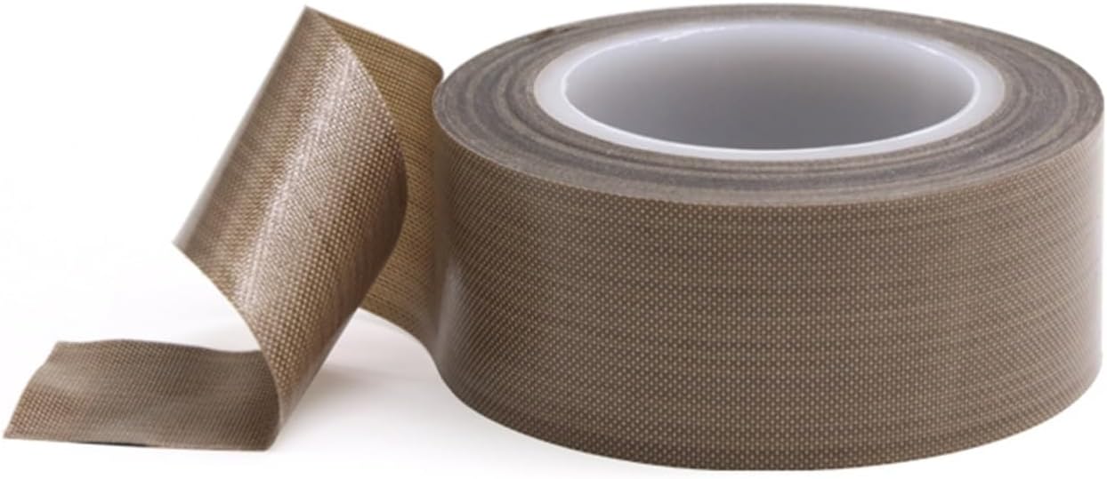 10M PTFE Tape Adhesive Cloth Insulated Vacuum High Temperature Resistant Sealing PTFE Tapes Width 5~100mm Thickness 0.13mm 0.18mm (Color : 0.13mm, Size : 80mm)