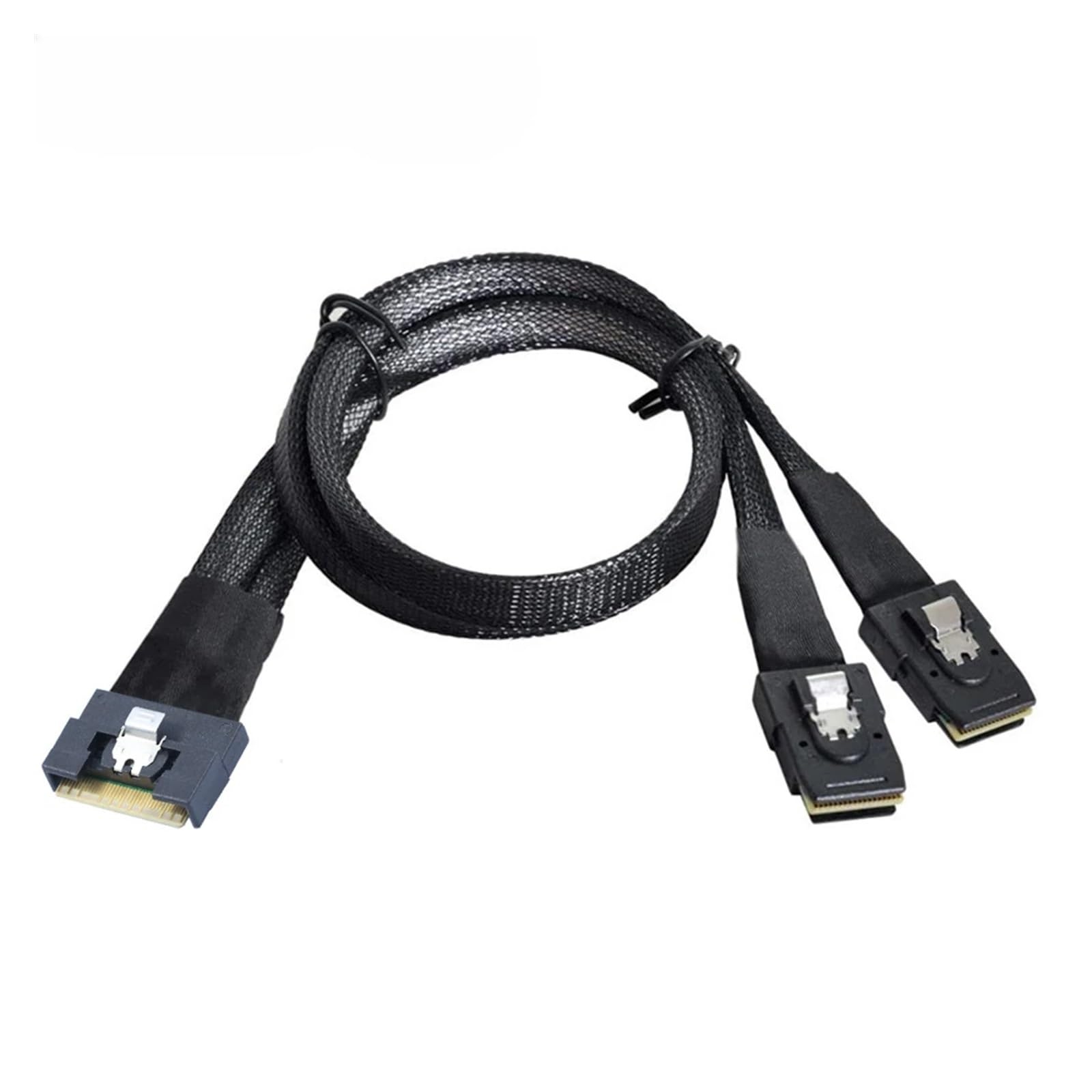 PCI-E Ultraport Slimline S*A*S 4.0 LP Low Profile SFF-8654 8i 74pin a 2X MI NI S*A*S SFF-8087 36Pin Server Connessione interna (0,5 m)