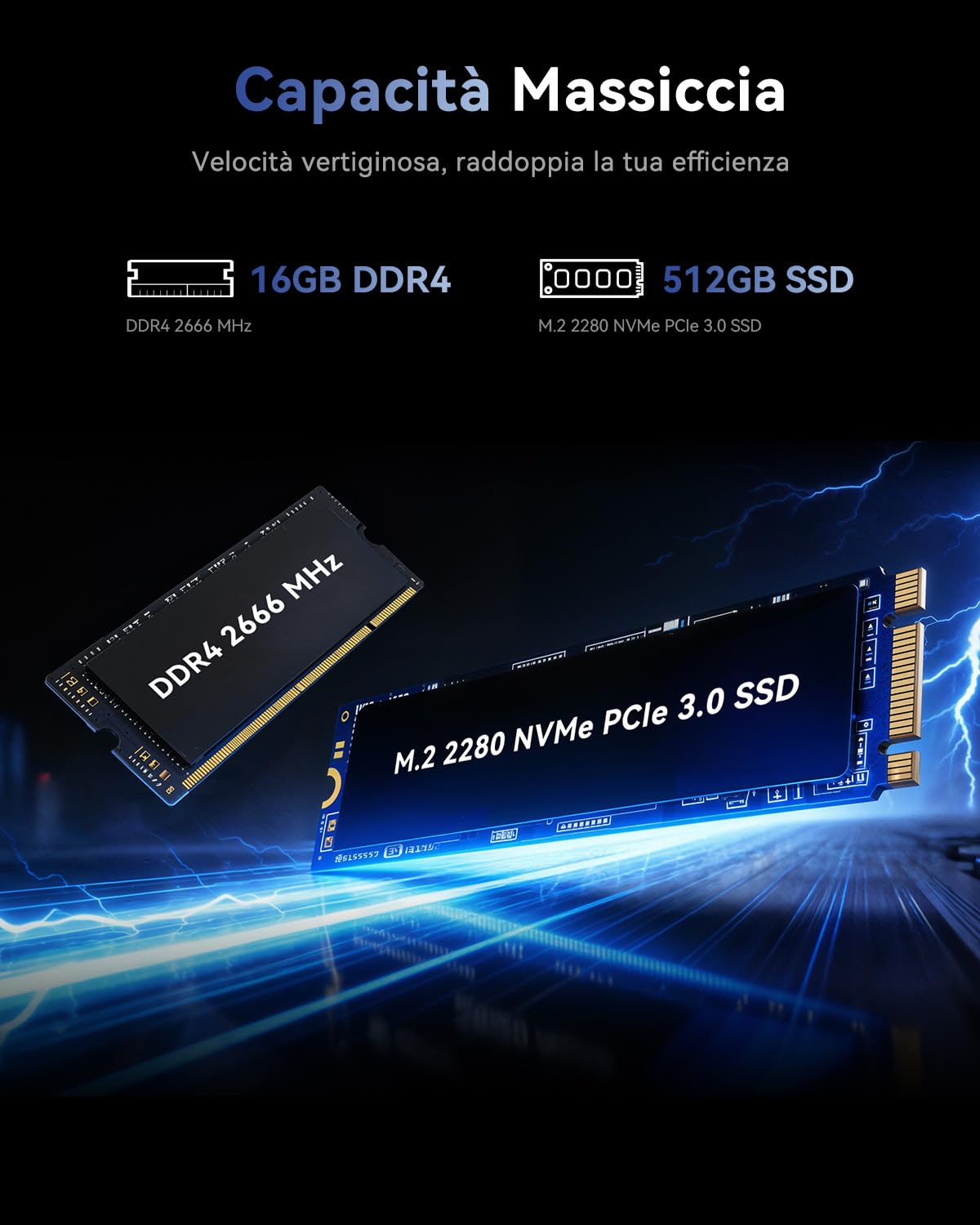 ACEMAGIC 2026 Nuovo Computer Portatile Notebook Processore i5-12600H,12 Core,Fino a 4.5 Ghz,15.6 Pollici 1080 FHD,16 GB RAM DDR4,512GB SSD,Pc Portatile Wifi 6,HDMI,Typo C,Privacy Cam,USB3.2