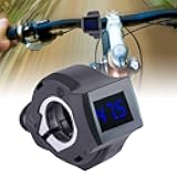 Yosoo Health Gear Thumb Throttle, Voltage Display, Voltmeter Battery Handlebar, Thumb Throttle Power Scooter, Throttle Grip Electric Scooter Battery Voltage with LED Display