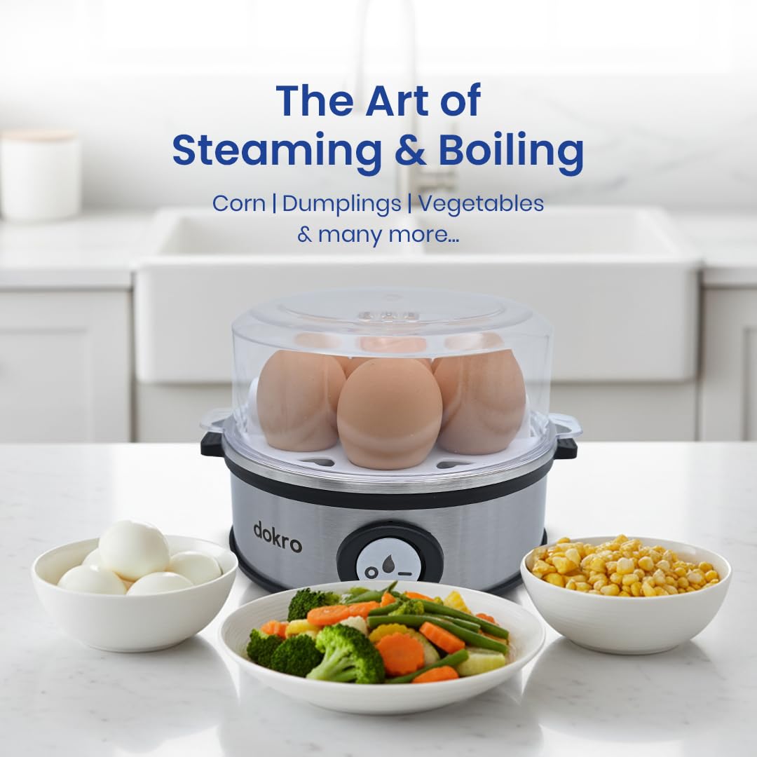 Dokro Smart Egg Boiler - Perfect Boiled Eggs in Minutes -7 Dokro Smart Egg Boiler - Perfect Boiled Eggs in Minutes -7