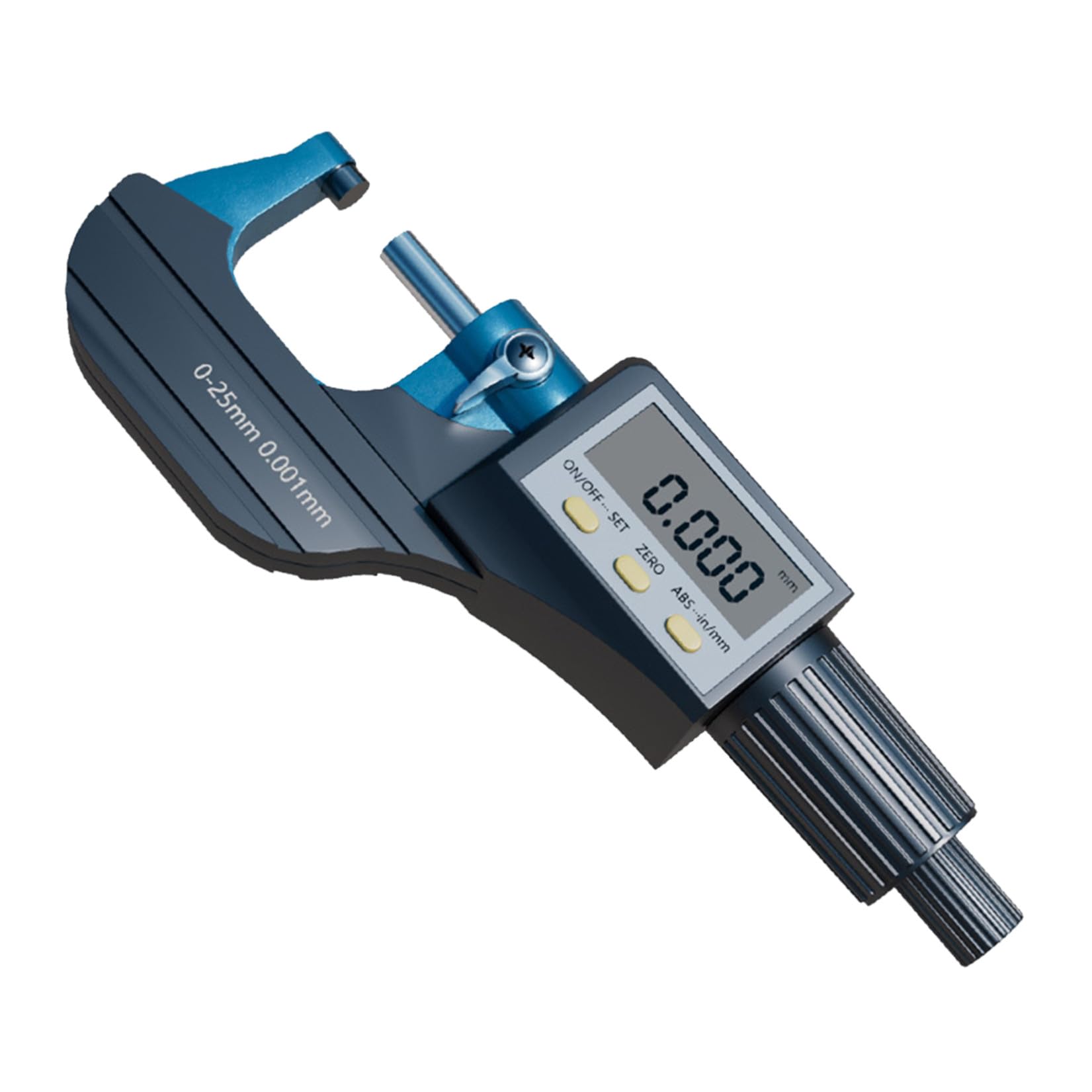 Amosfun Micrómetro Digital Exterior de Alta Precisión 0-25mm con Punta de Aleación para Medición Rápida y Minimización de Errores en Entornos Industriales