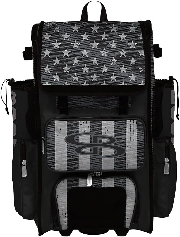 Boombah Superpack Hybrid Rolling Bat Bag USA Pledge