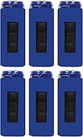 Vista 27 de QualityPerfection Funda magnética delgada para enfriar latas, imán de cerveza/energía, 12 onzas, tamaño delgado, neopreno, 0.157 in de grosor