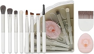 10 en 1 maquillaje de belleza cepillo kit pie...