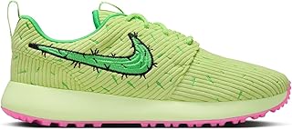 Waste Management Phoenix Open (WMPO) x Roshe Golf 2 “Prickly Pear” Shoes (HF1030-300, Key Lime/Light Green Spark/Barely Volt/Active Fuchsia/Black)
